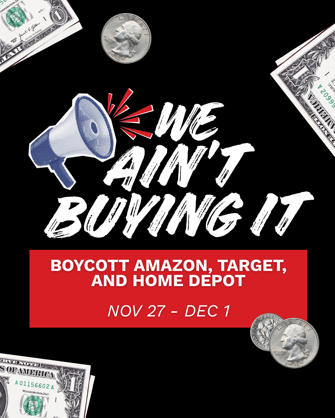 Real Change Not Pocket Change | We Ain’t Buying It-0